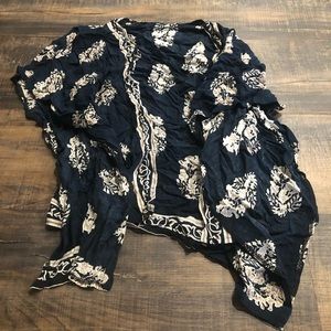 Dark blue swim suit cover